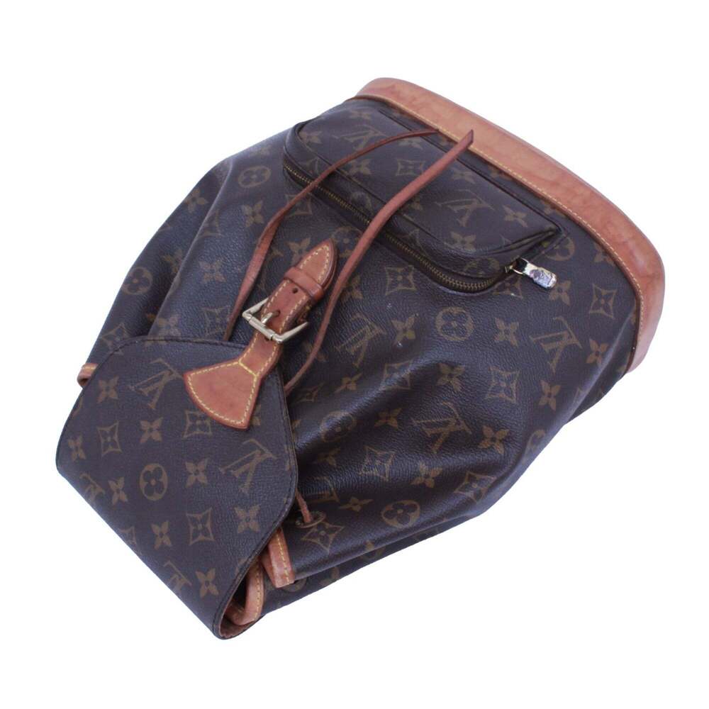 LOUIS VUITTON Brown Monogram Canvas Backpack - Picture 8 of 8